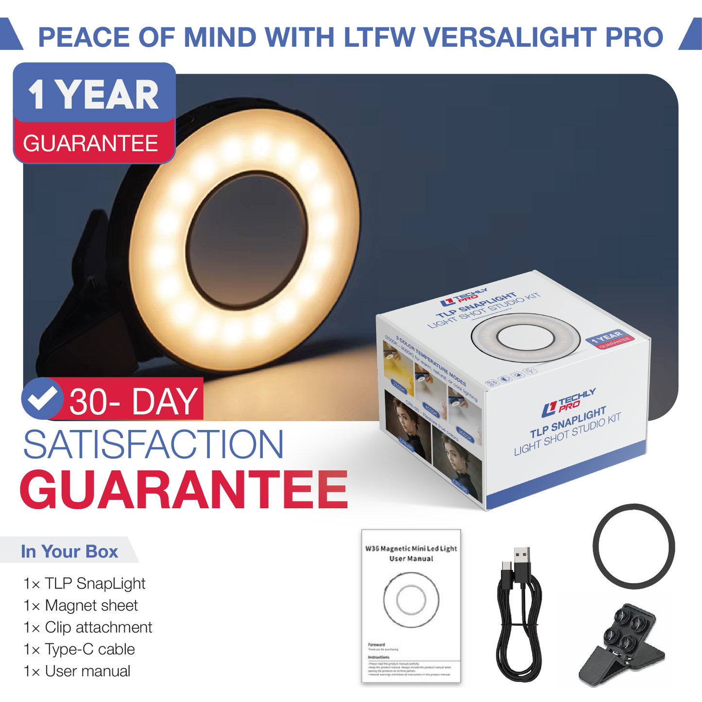 TechlyPro™ GlowRing W36